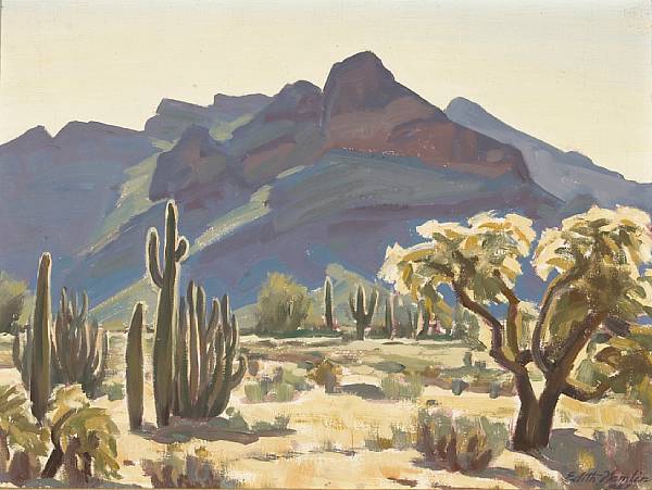 Appraisal: n a Edith Anne Hamlin American - Cactus Country No