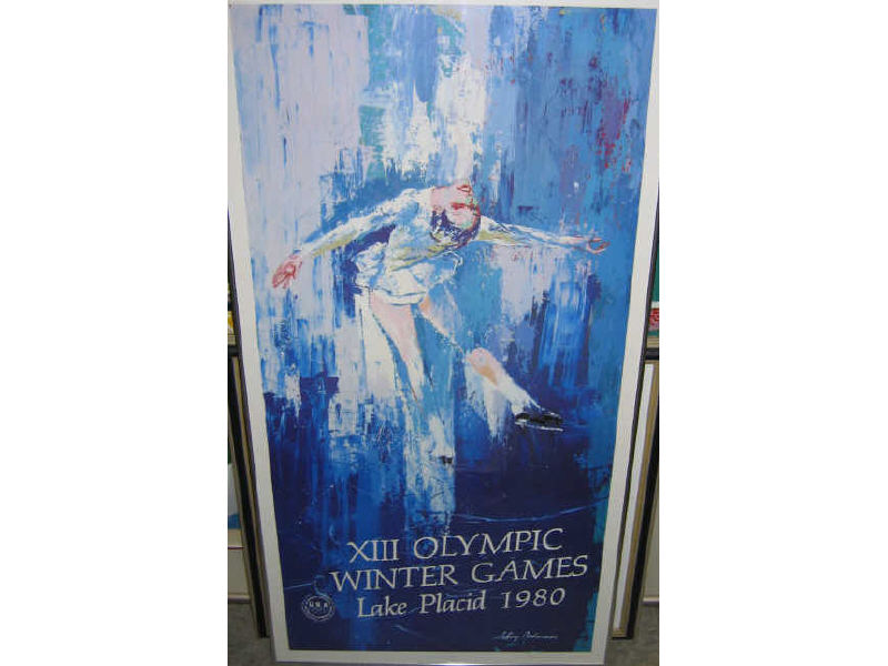 Appraisal: LEROY NEIMAN AMERICAN B XIII OLYMPIC WINTER GAMES LAKE PLACID