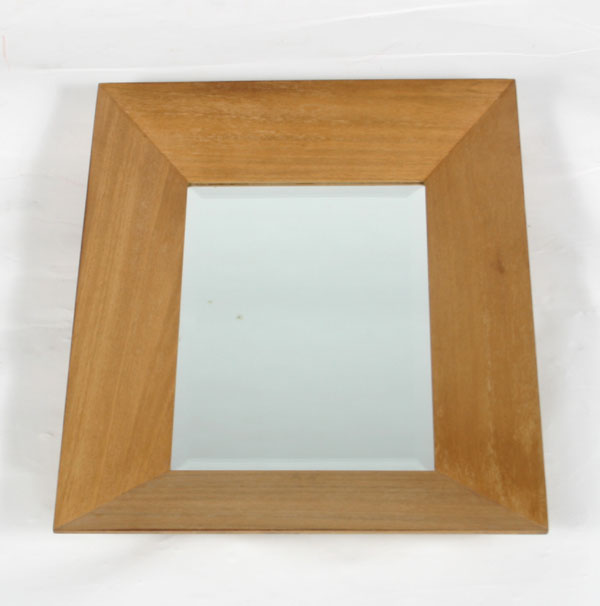 Appraisal: Dunbar pickled mahogany mirror with the original receipt from the