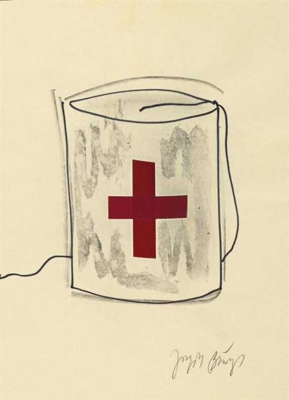 Appraisal: BEUYS JOSEPH Kleve - D sseldorf Rotes Kreuz red cross