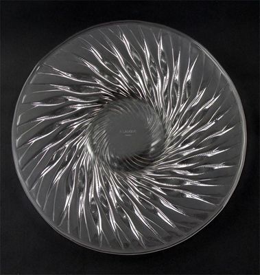 Appraisal: Algues' no - a Lalique clear glass charger designed by