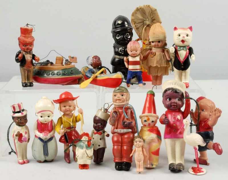 Appraisal: Large Lot of Celluloid Figures Description Includes over pieces Condition