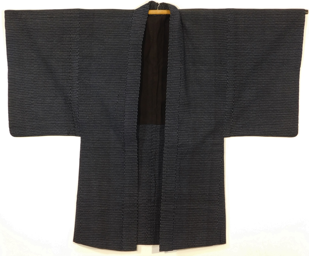 Appraisal: JAPANESE BLUE AND WHITE HANTEN JACKET Japan - th CenturyThick