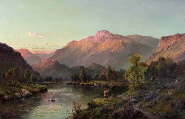 Appraisal: Alfred de BreanskiSUNSET ON A TROUT STREAM NEAR CALLANDERsigned further