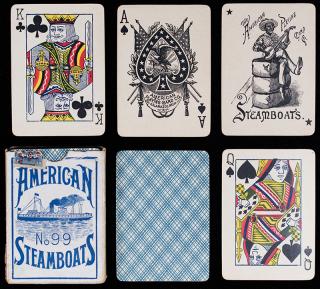 Appraisal: The American Playing Card Co No Steamboats Kalamazoo Michigan ca