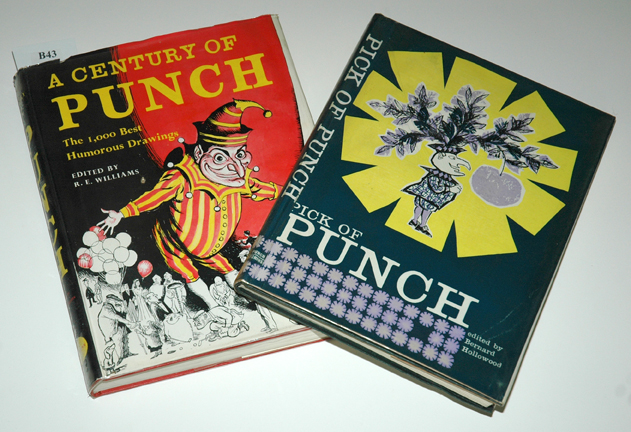 Appraisal: TWO HARD COVER BOOKS ON PUNCH