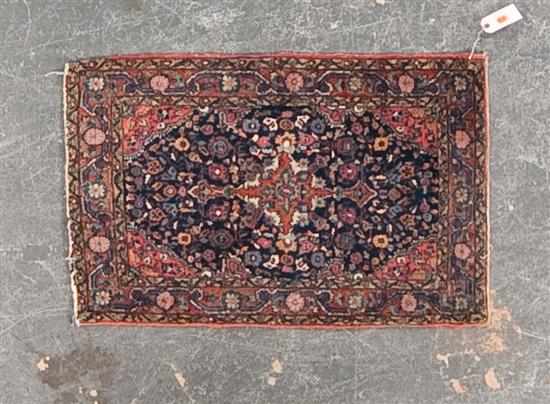 Appraisal: Semi-antique Josan Sarouk rug Persia circa x Estimate - Good