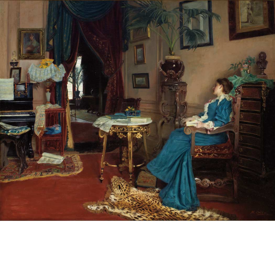 Appraisal: Maximilien Colin American - Woman Seated in an Interior circa