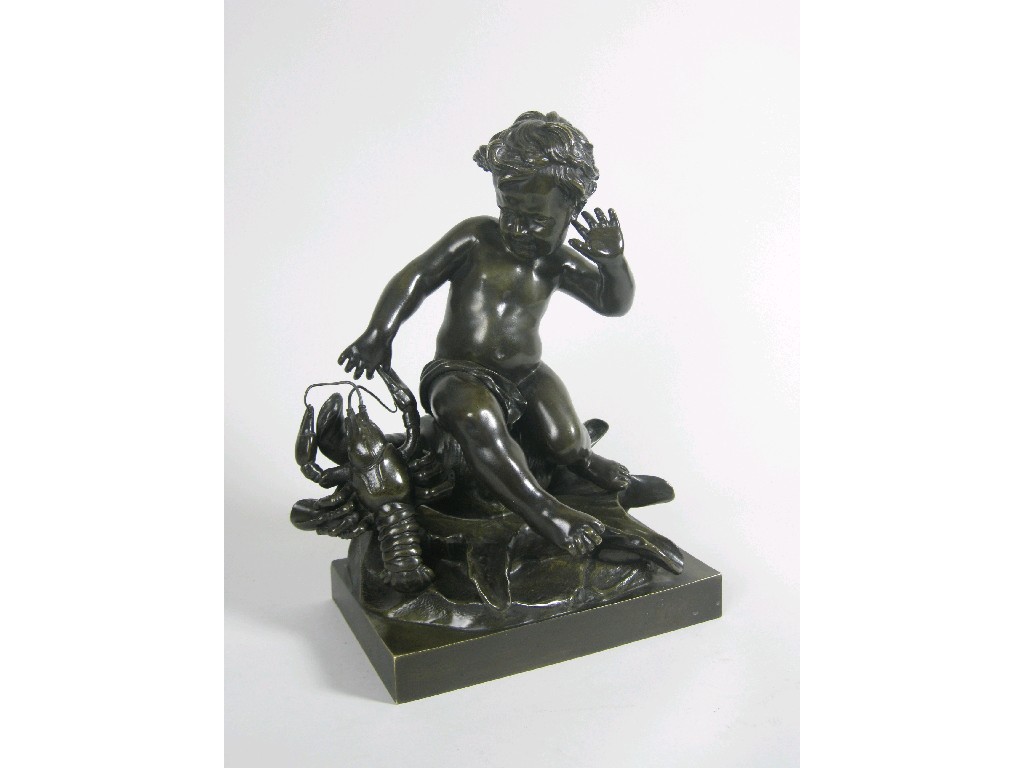 Appraisal: After Lambert Sigisbert Adam - A bronze of a weeping