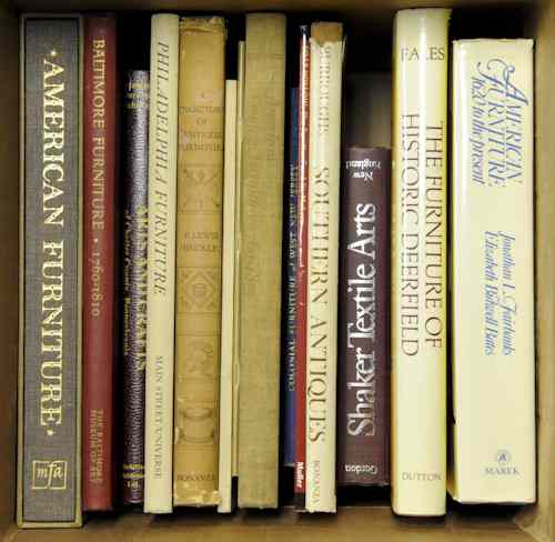 Appraisal: Antique reference books relating to Shaker Nantucket baskets Cabinet Makers