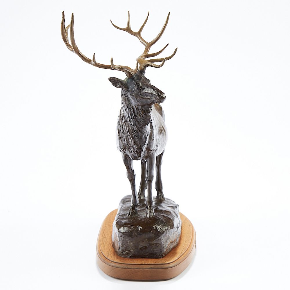 Appraisal: Robert Scriver The Exalted Ruler Bronze Sculpture Robert Scriver Bronze