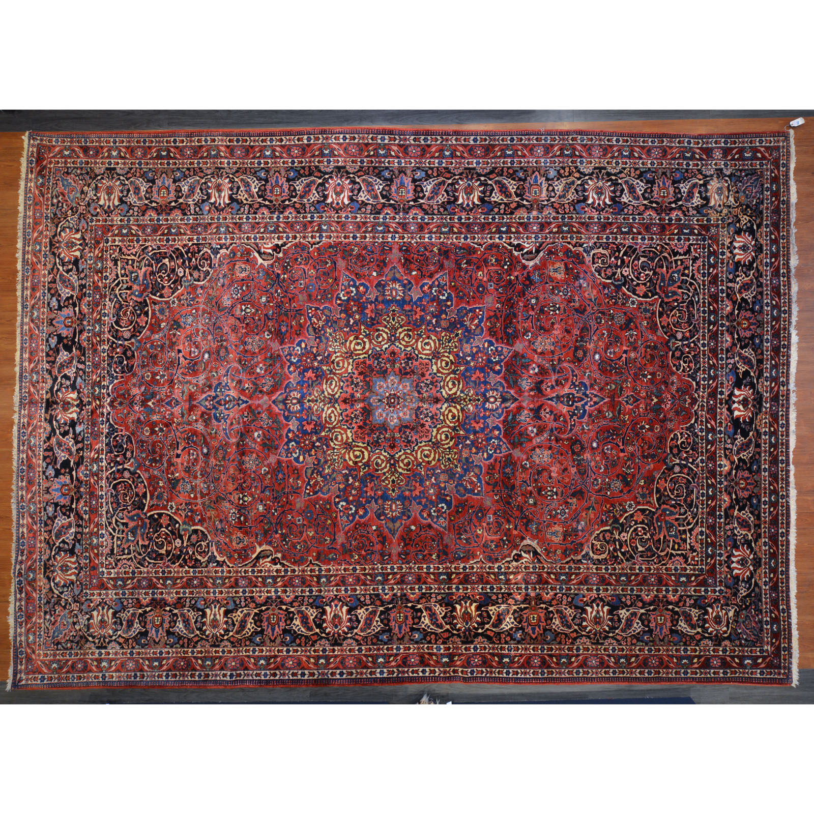 Appraisal: BAHKTIARI CARPET PERSIA X Third quarter- th century hand-knotted wool