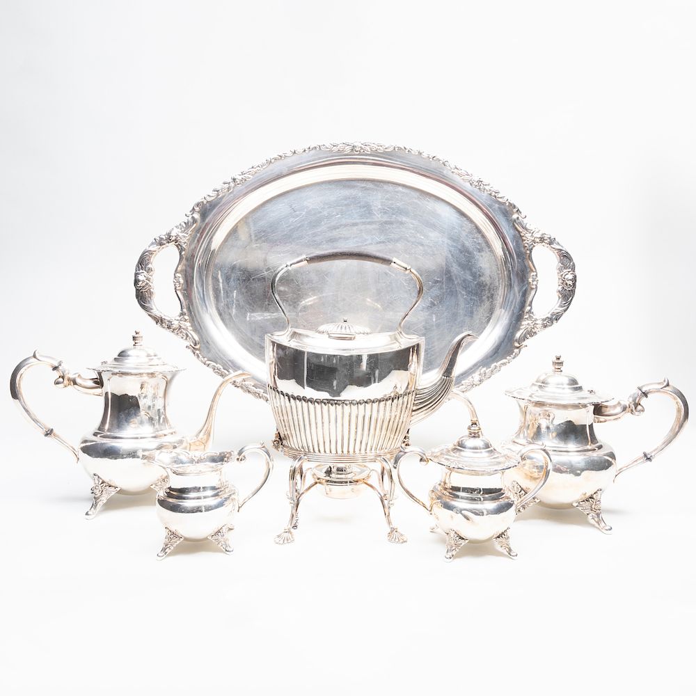 Appraisal: American Silver Four-Piece Tea and Coffee Service Each marked 'Sterling'