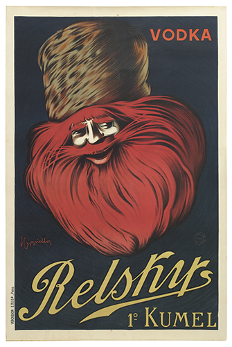 Appraisal: LEONETTO CAPPIELLO - RELSKYS VODKA x inches x cm Vercasson