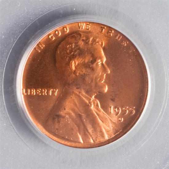 Appraisal: United States Lincoln cent D doubled die obverse MS- RD