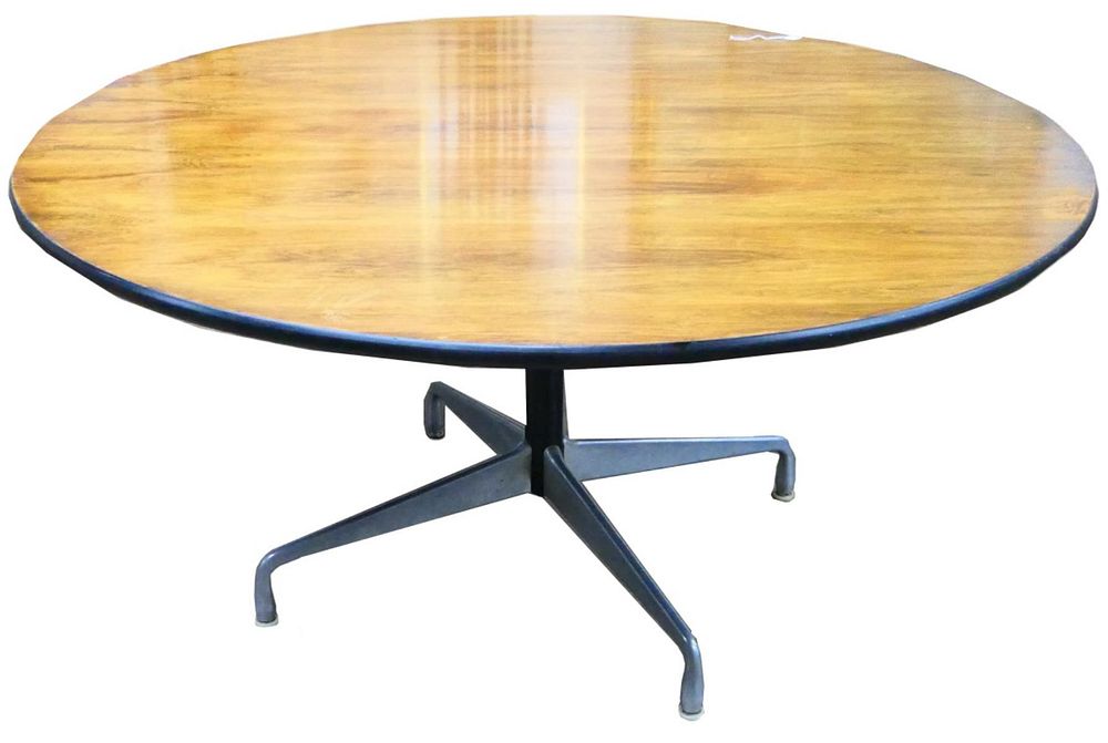 Appraisal: HERMAN MILLER MID CENTURY MODERN ROUND TABLE Herman Miller Mid