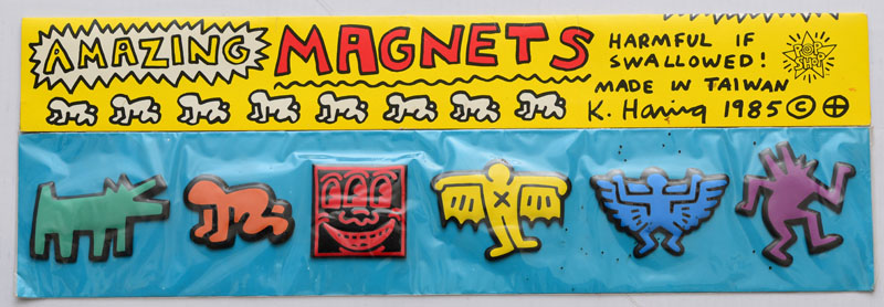 Appraisal: AFTER KEITH HARING - AMAZING MAGNETS The set of six