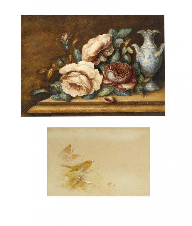 Appraisal: HARRY SAMPSON HANCOCK - STILL LIFE WITH ROSES signed and