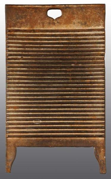 Appraisal: Cast Iron Washboard Condition Very Good Size T