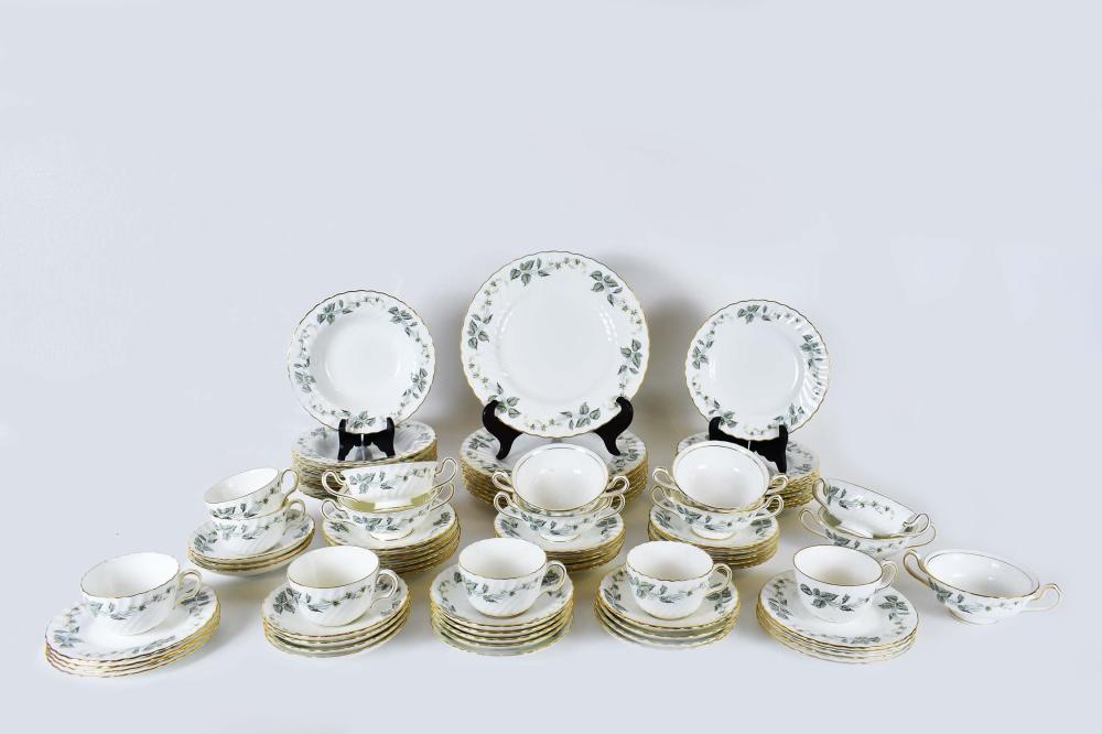 Appraisal: MINTON SEVENTY PIECE PORCELAIN DINNER SERVICEEarly to mid- th Century