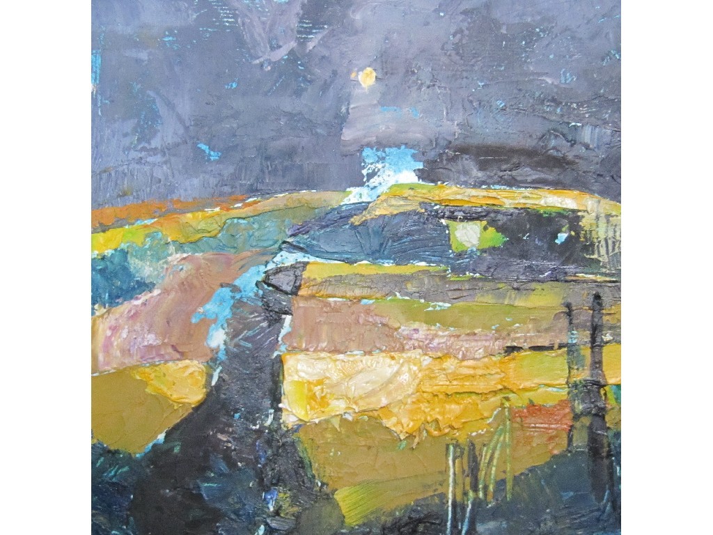 Appraisal: KIRSTY WITHER b HARVEST Oil on board unsigned x cm