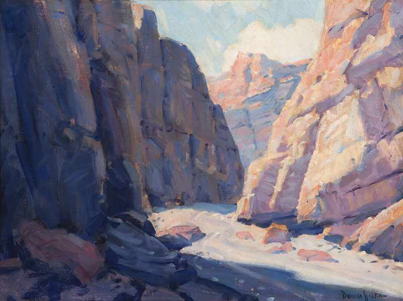 Appraisal: Joe Duncan Gleason - Glendale CA Painted Canyon