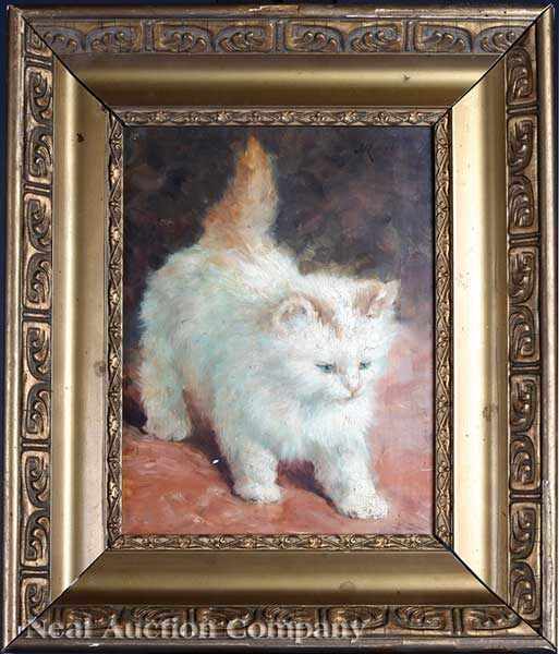 Appraisal: Henriette Ronner Dutch Belgian - Portrait of a Kitten oil