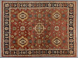 Appraisal: Agra Sultanabad Carpet ' x ' Agra Sultanabad Carpet '