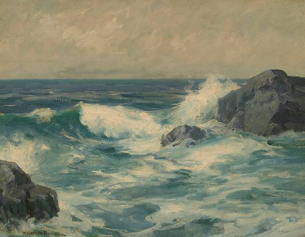 Appraisal: Maurice Braun American - Crashing Waves signed 'Maurice Braun' lower