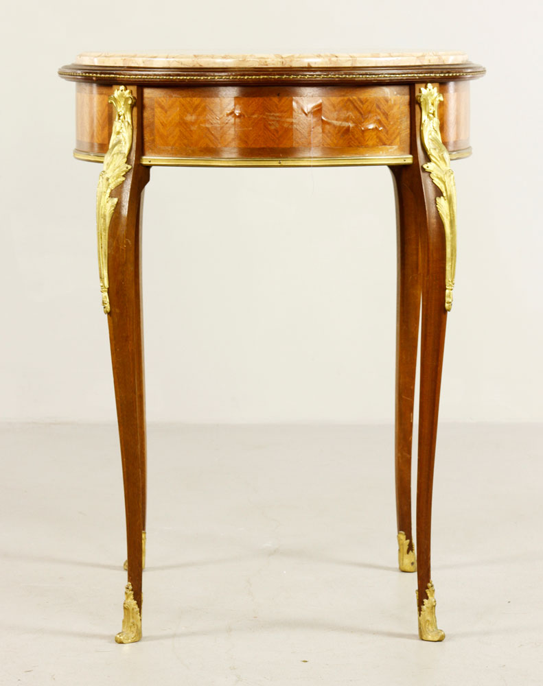 Appraisal: - th th C French Drum Table th th century