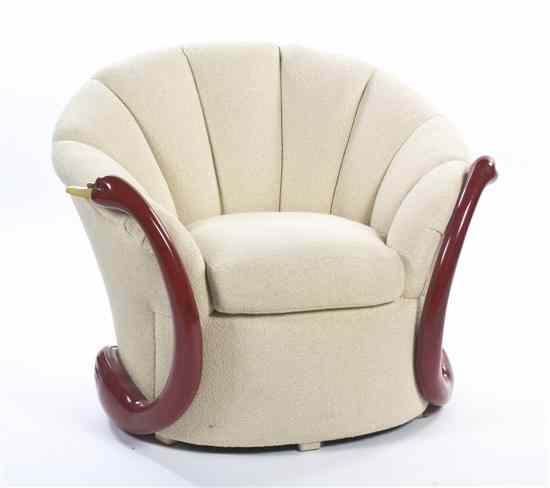 Appraisal: An Art Deco Style Club Chair after a design by