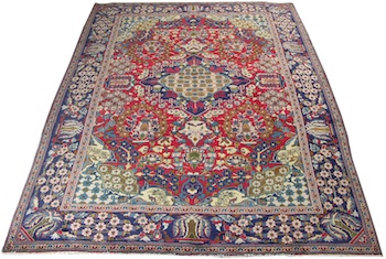 Appraisal: A Joshogan Style Persian Carpet Approx '- x '- Low