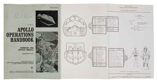 Appraisal: Apollo Operations Handbook Command and Service Module Spacecraft One of