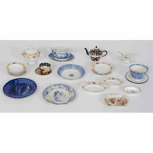 Appraisal: Group of English Child's China Plus English an assembled group