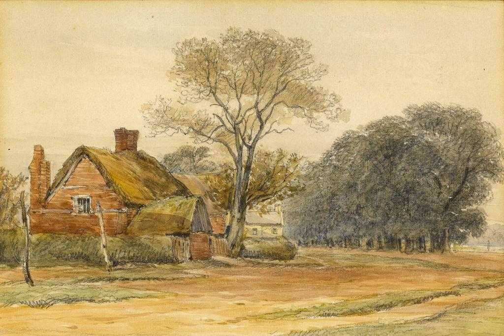 Appraisal: JAMES ORROCK RI - CLIFTON NEAR NOTTINGHAM pencil and watercolour