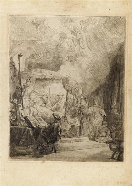 Appraisal: REMBRANDT HARMENSZ VAN RIJN dutch - THE DEATH OF THE