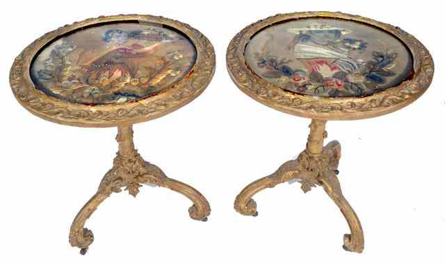 Appraisal: A PAIR OF TH CENTURY AND LATER GILT AND GESSO