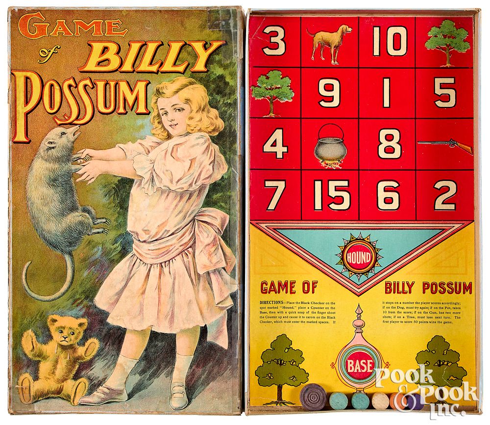 Appraisal: Game of Billy Possum ca Game of Billy Possum ca