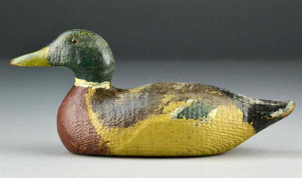 Appraisal: Mallard Drake Duck Decoy - FactoryDrake with glass eyes appears