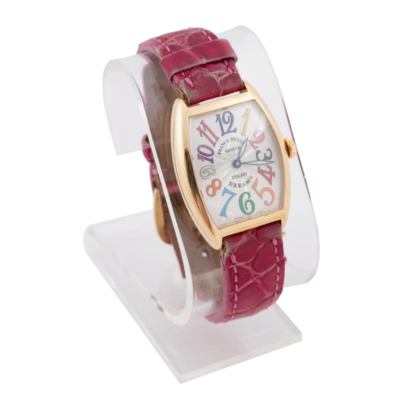 Appraisal: FRANCK MULLER LONG ISLAND COLOR DREAMS WATCH Franck Muller k