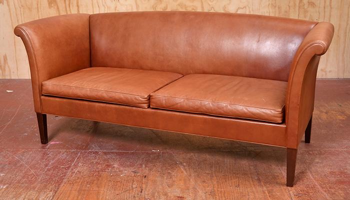 Appraisal: DANISH TWO SEATER SOFA