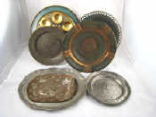 Appraisal: Judaica Seven various plates including two seder plates one th