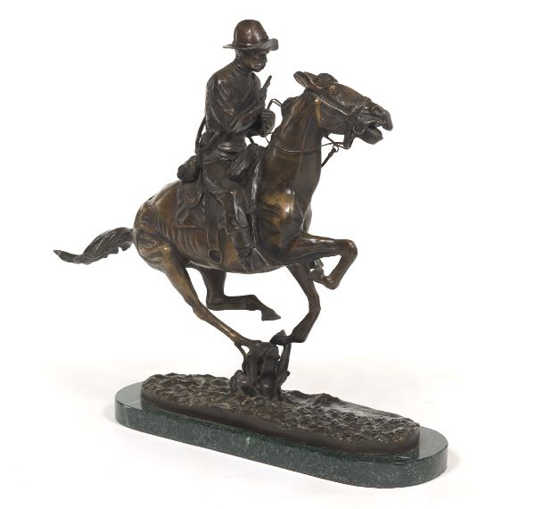 Appraisal: AFTER FREDERIC REMINGTON AMERICAN T x x Trooper of the