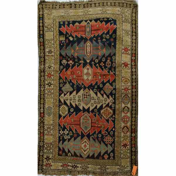 Appraisal: Caucasian Rugs a group of three Caucasian rugs all approx