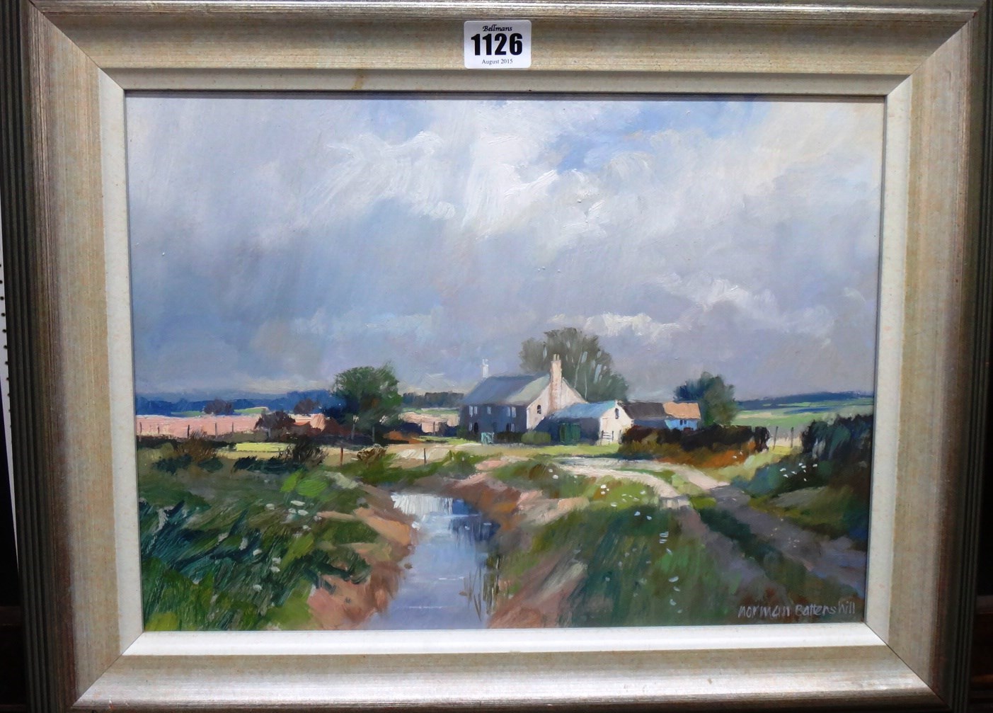 Appraisal: Norman Battershill - Gilberts Farm oil on board signed inscribed