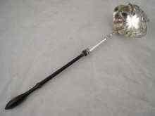 Appraisal: A George II silver double lipped punch ladle by Dorothy