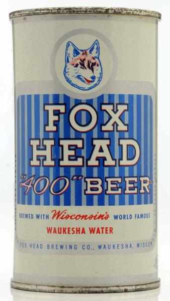 Appraisal: Fox Head Flat Top Beer Can - Very clean all