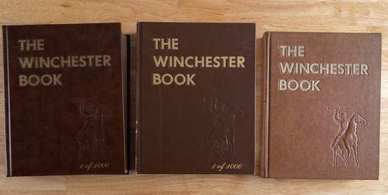 Appraisal: Collection of three Winchester books all signed by the author