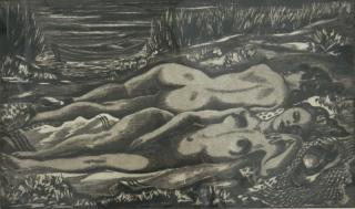 Appraisal: Emil Ganso etching and aquatint Emil Ganso American - -