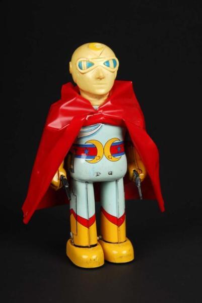 Appraisal: Moonlite Man Toy Description Japanese Made by Bullmark Working When